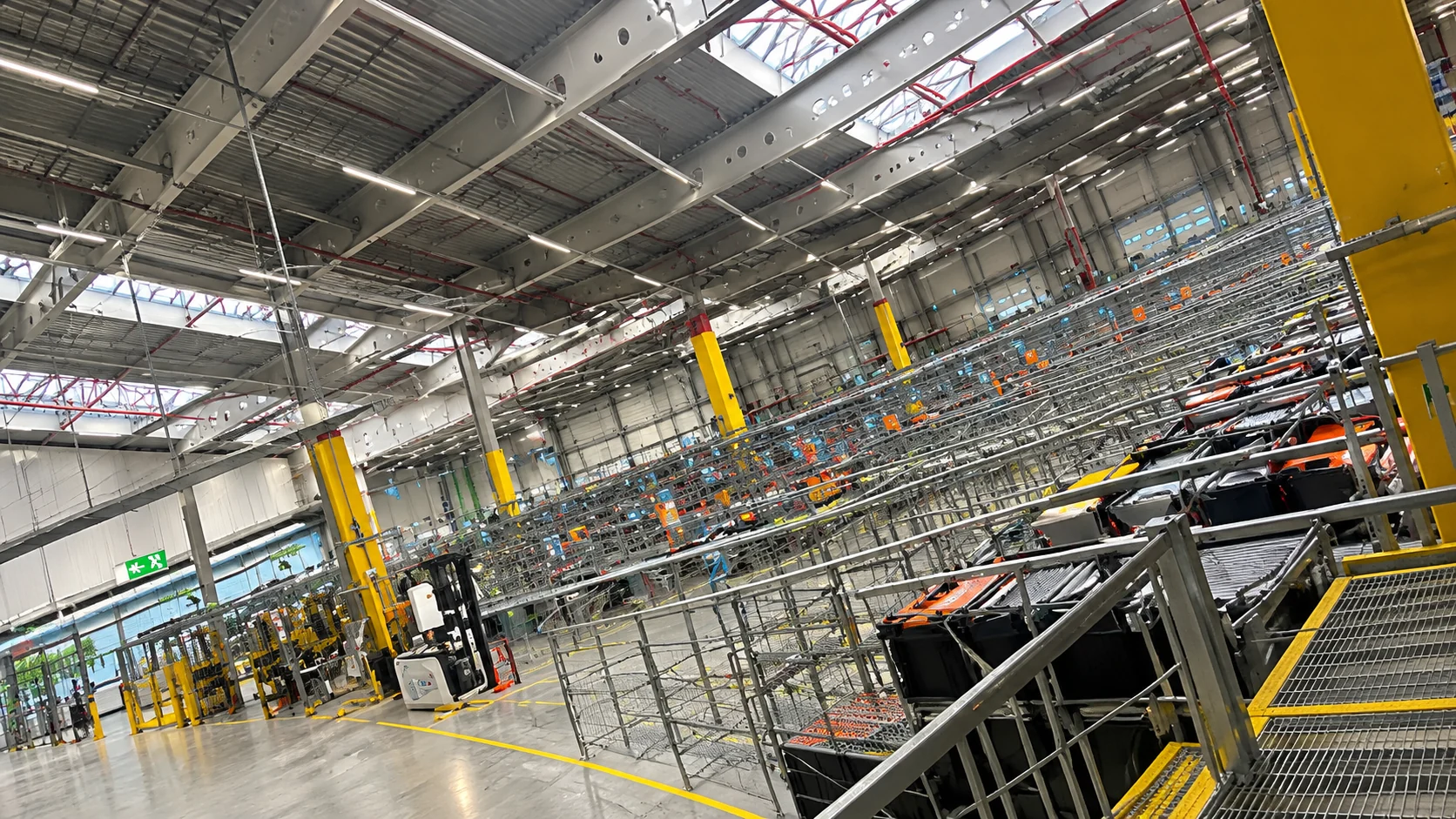 Industrial warehouse installation without client branding
